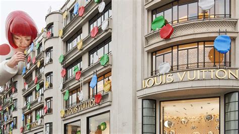 louis vuitton art installation|louis vuitton shops at crystals.